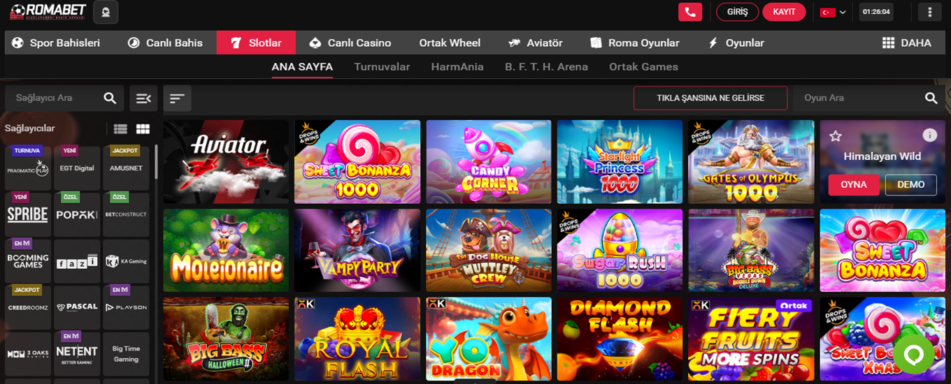 romabet slot oyunları resimi